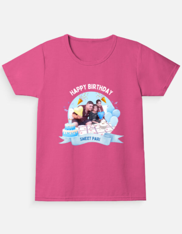 Girl's Crew Neck T-Shirt - Image 3